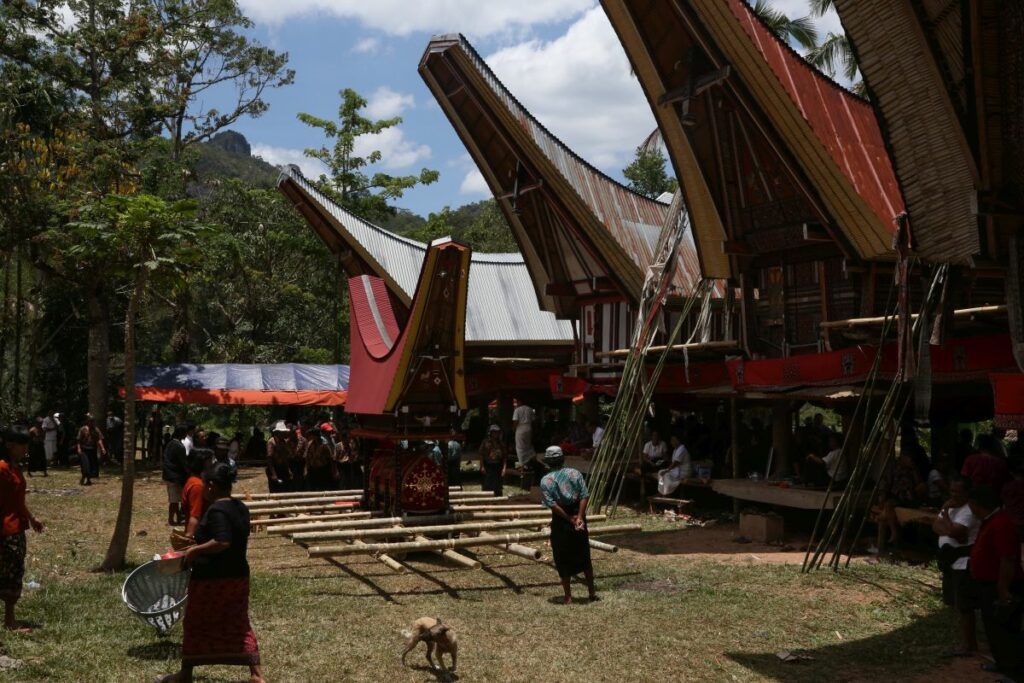 Beerdingungszeremonie in Tana Toraja