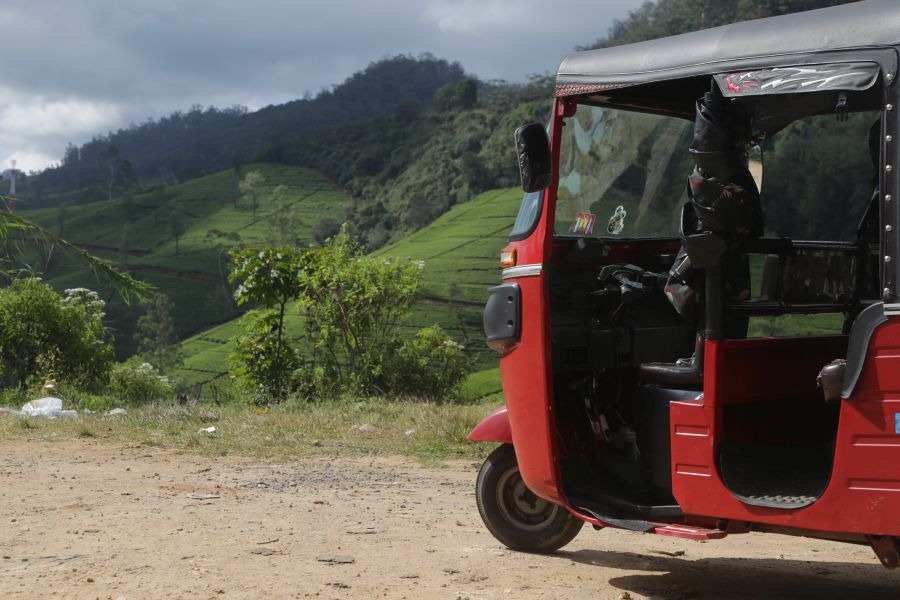 Unser Tuk Tuk auf dem Weg zum Adam's Peak
