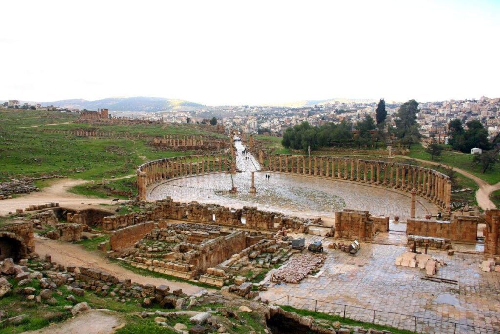 Der ovale Platz Jerash