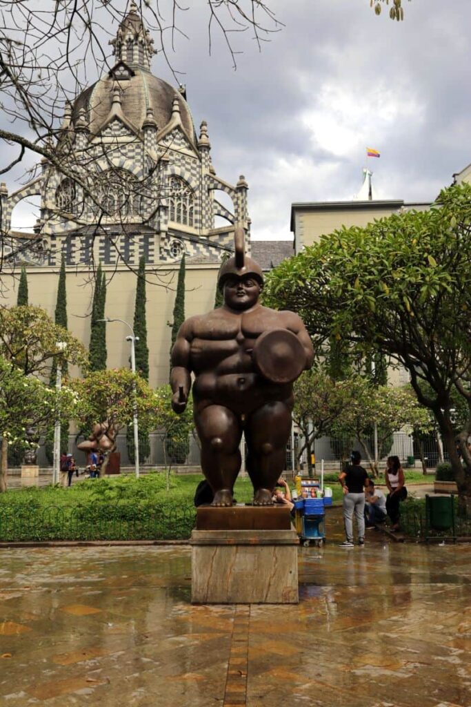 Skulptur am Plauza Botero