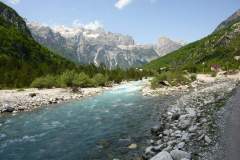 Blick auf die Albanischen Alpen