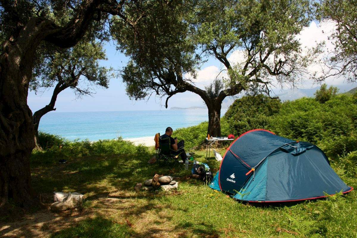 Meer camping albanien am Campingplatz Moskato