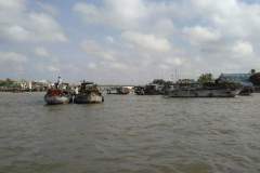 Floating Market auf dem Mekong