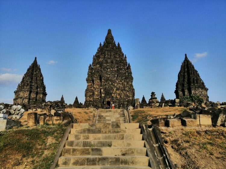 Die Haupttempel von Prambanan