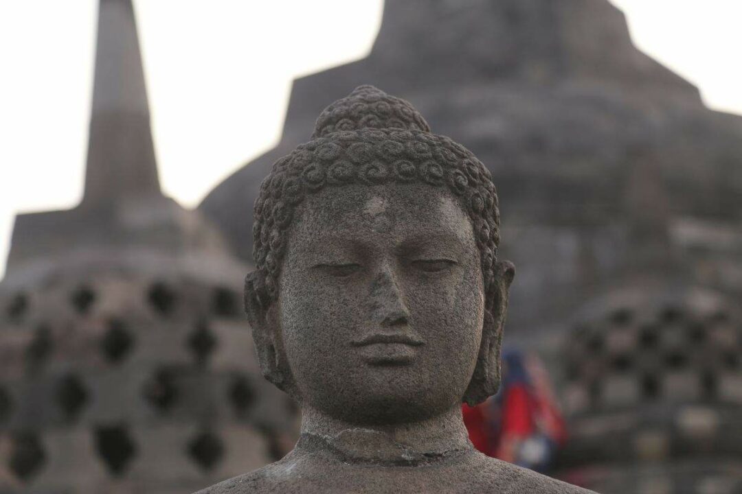 Buddha-Statue Nahaufnahme