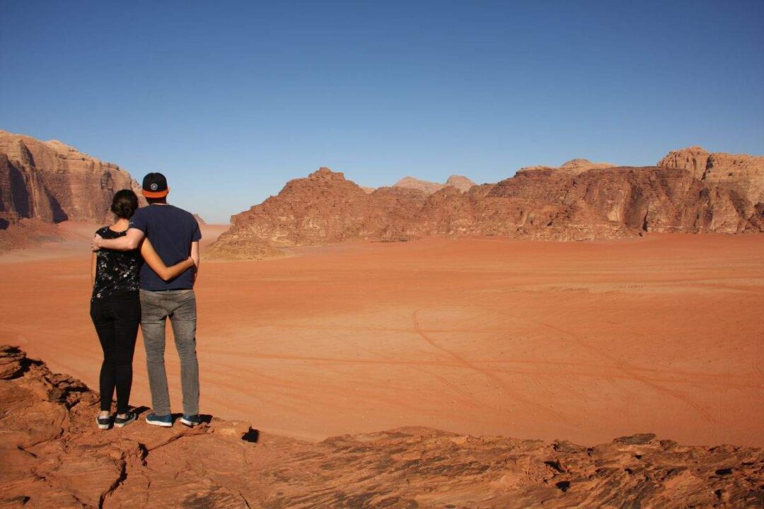 Tolle Aussicht im Wadi Rum