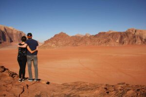 Tolle Aussicht im Wadi Rum