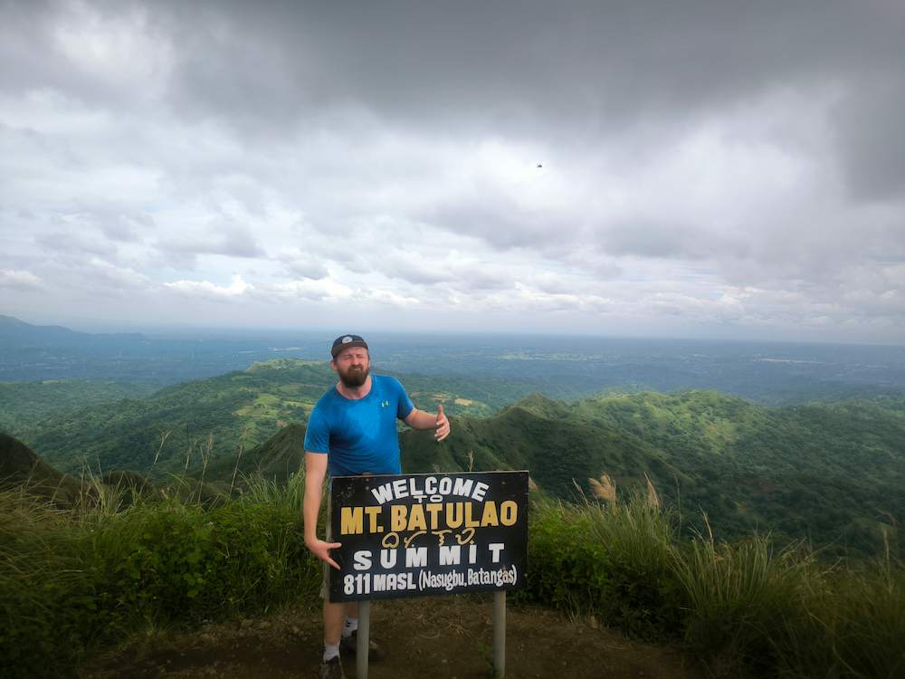 Bild am Gipfe des Mount Batulao